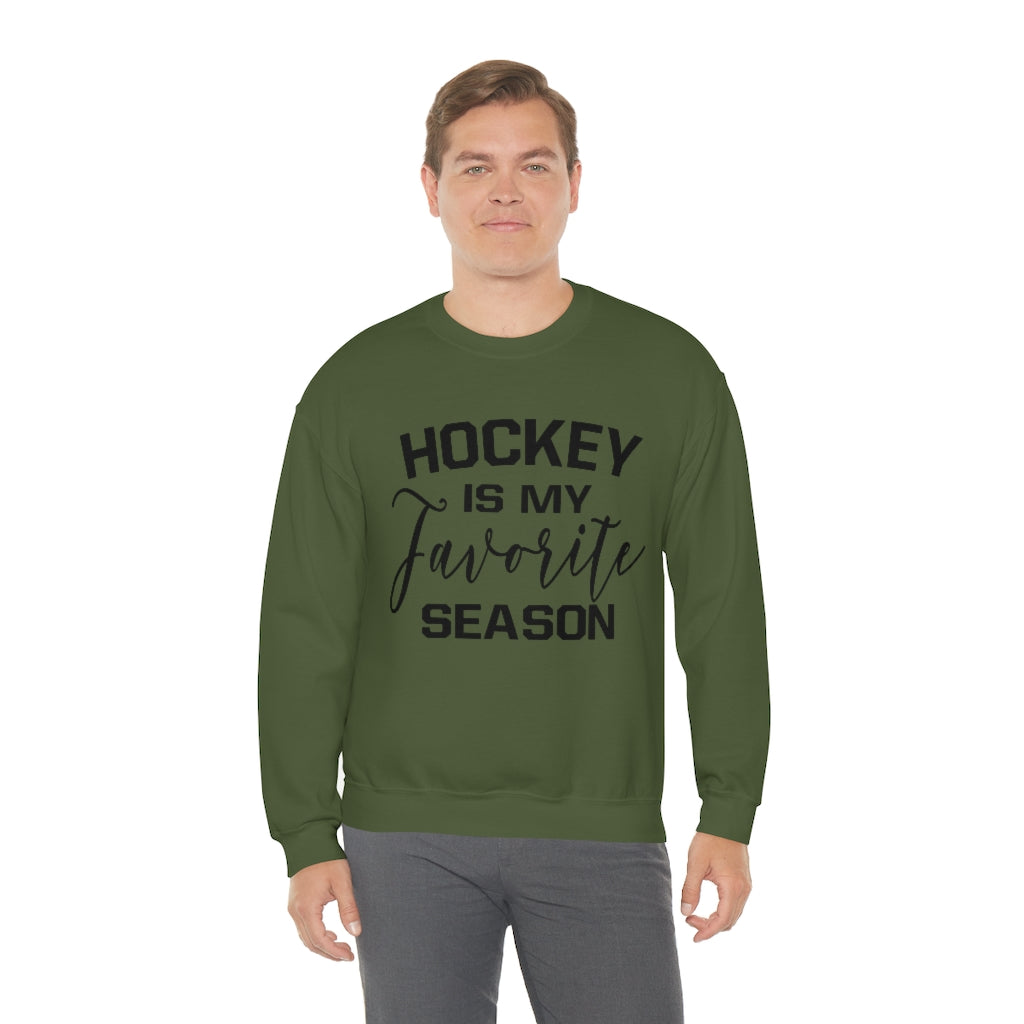 Hockey is my Favorite Season Sweatshirt, Hockey Sweatshirt, Vintage, Women's Hockey Sweatshirt, Sports, Beer, Tailgating, Wine, Sunday, NHL