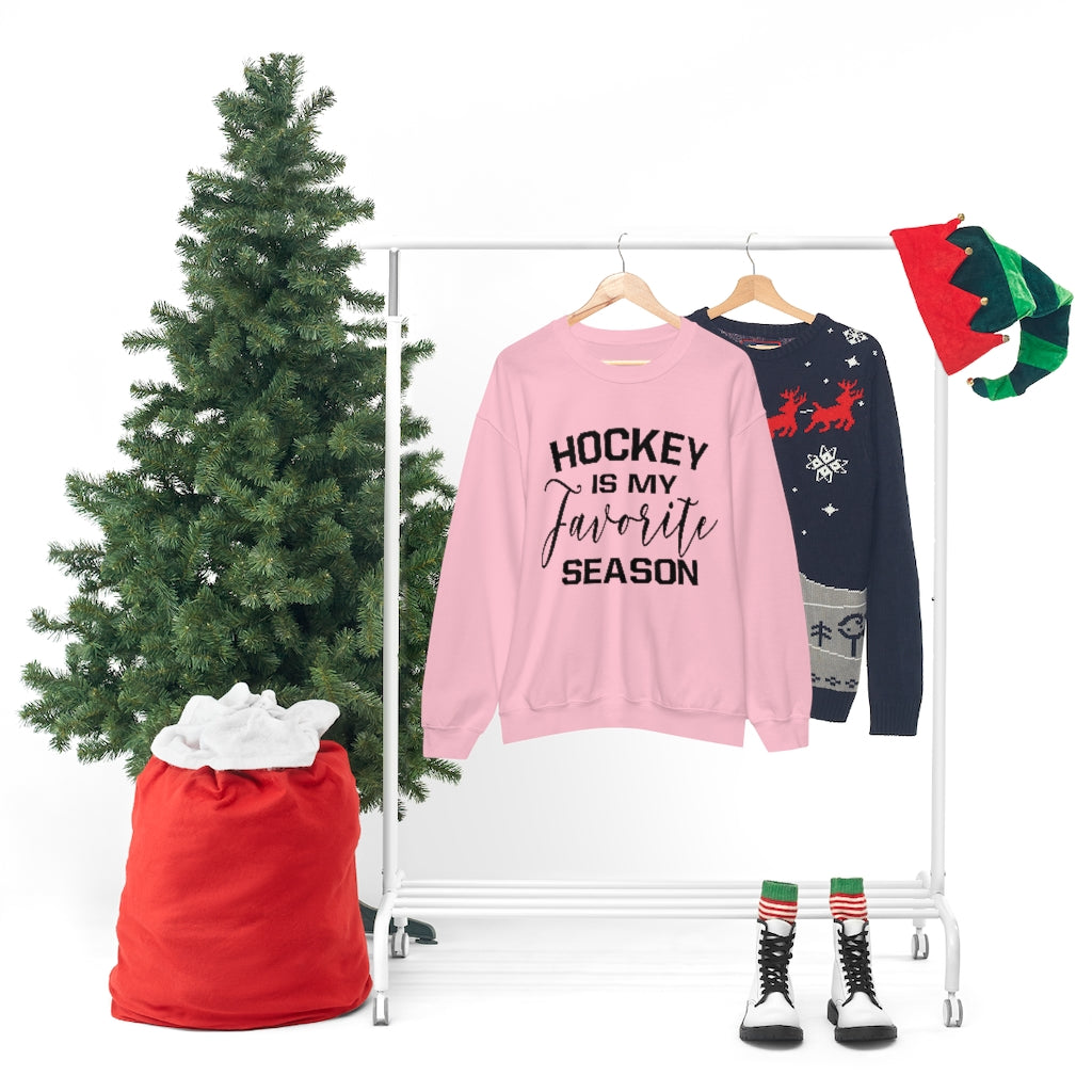 Hockey is my Favorite Season Sweatshirt, Hockey Sweatshirt, Vintage, Women's Hockey Sweatshirt, Sports, Beer, Tailgating, Wine, Sunday, NHL