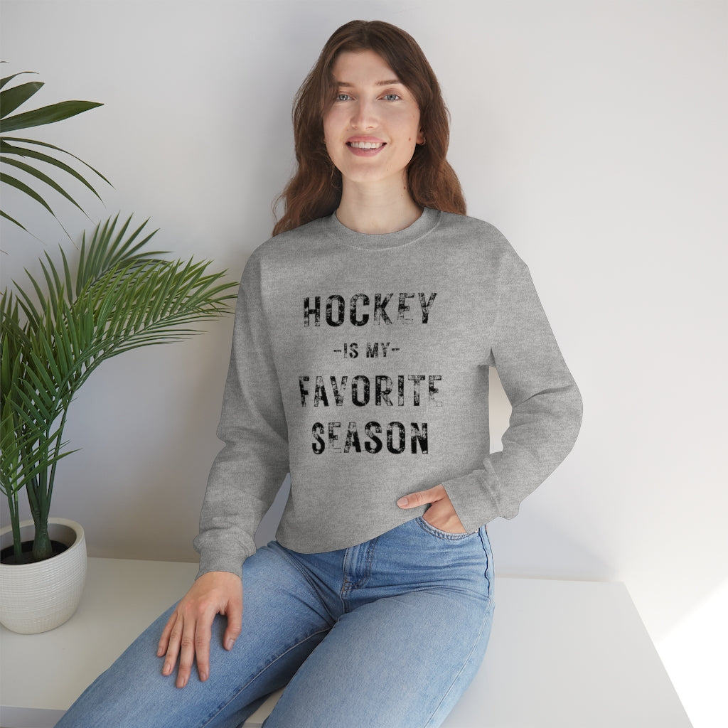 Hockey is my Favorite Season Sweatshirt, Hockey Sweatshirt, Vintage, Women's Hockey Sweatshirt, Sports, Beer, Tailgating, Wine, Sunday NHL