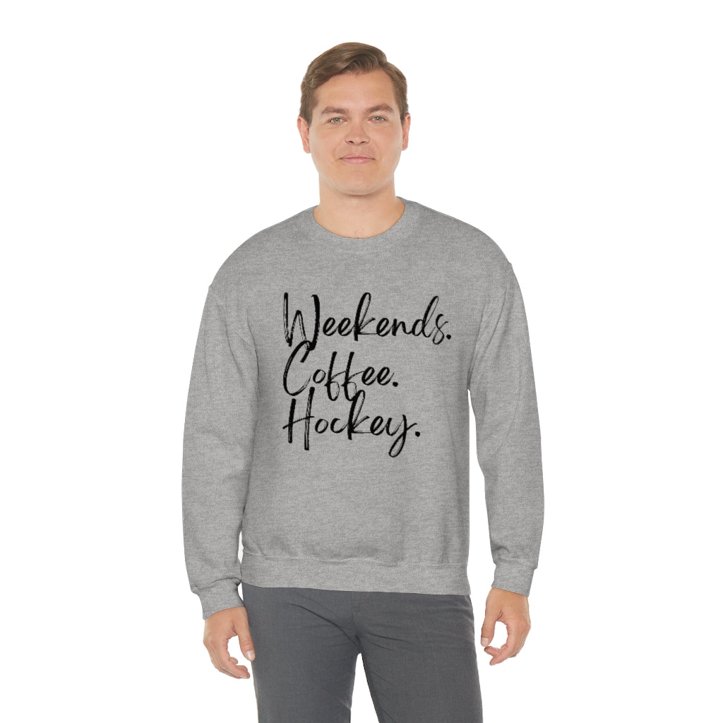 Weekends Coffee Hockey Mom Shirt, Hockey Sweatshirt, Vintage, Women's Hockey Sweatshirt, Sports, Beer, Tailgating, Wine,