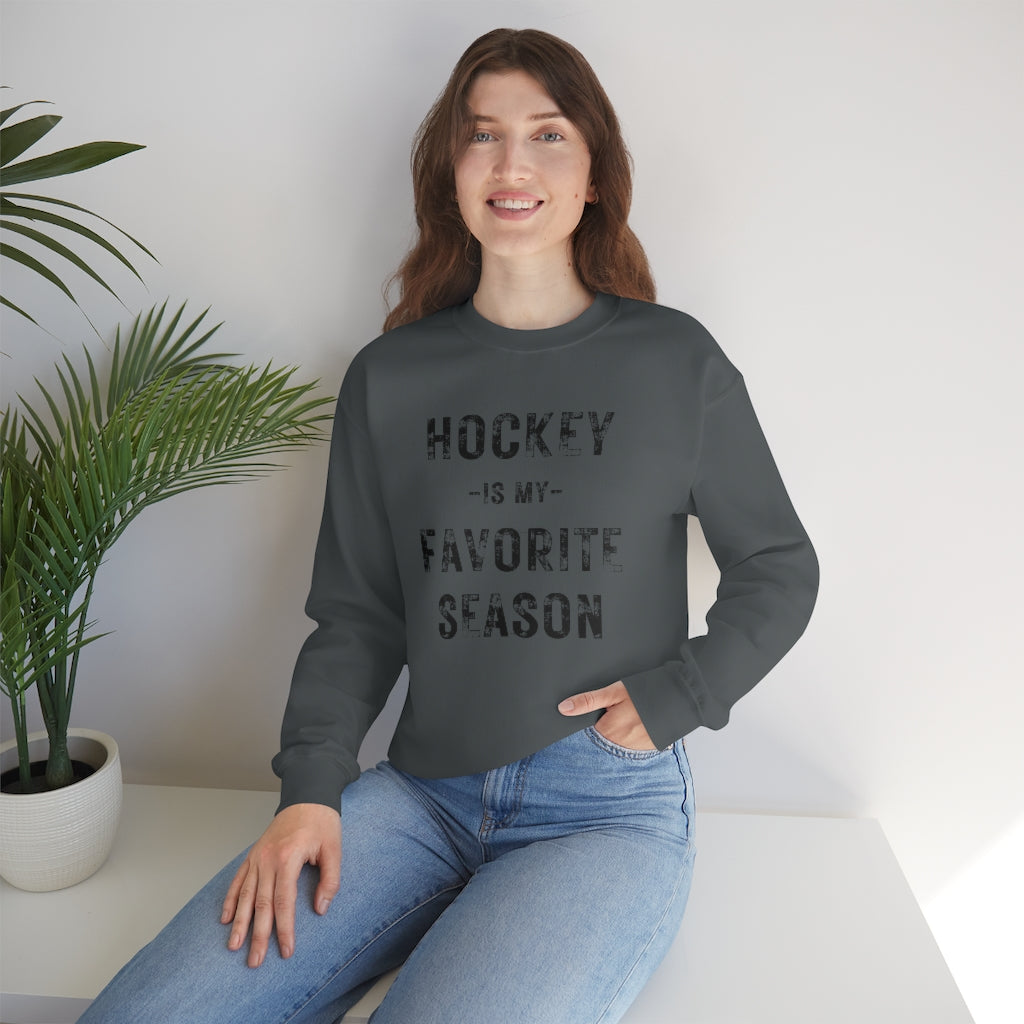 Hockey is my Favorite Season Sweatshirt, Hockey Sweatshirt, Vintage, Women's Hockey Sweatshirt, Sports, Beer, Tailgating, Wine, Sunday NHL