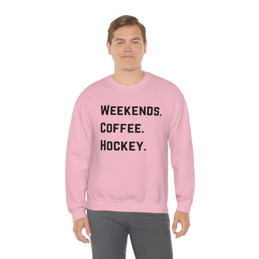 Weekends Coffee Hockey Mom Shirt, Hockey Sweatshirt, Vintage, Women's Hockey Sweatshirt, Sports, Beer, Tailgating, Wine, NHL