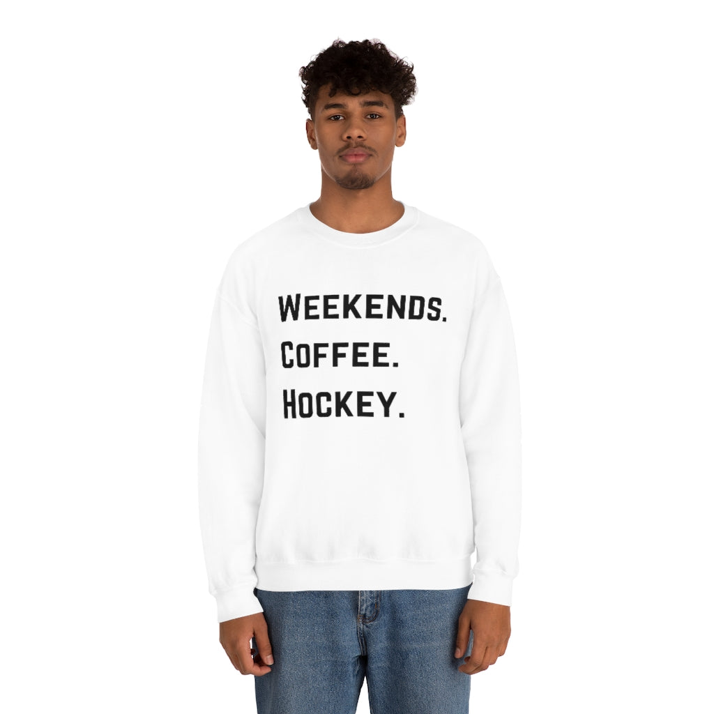 Weekends Coffee Hockey Mom Shirt, Hockey Sweatshirt, Vintage, Women's Hockey Sweatshirt, Sports, Beer, Tailgating, Wine, NHL