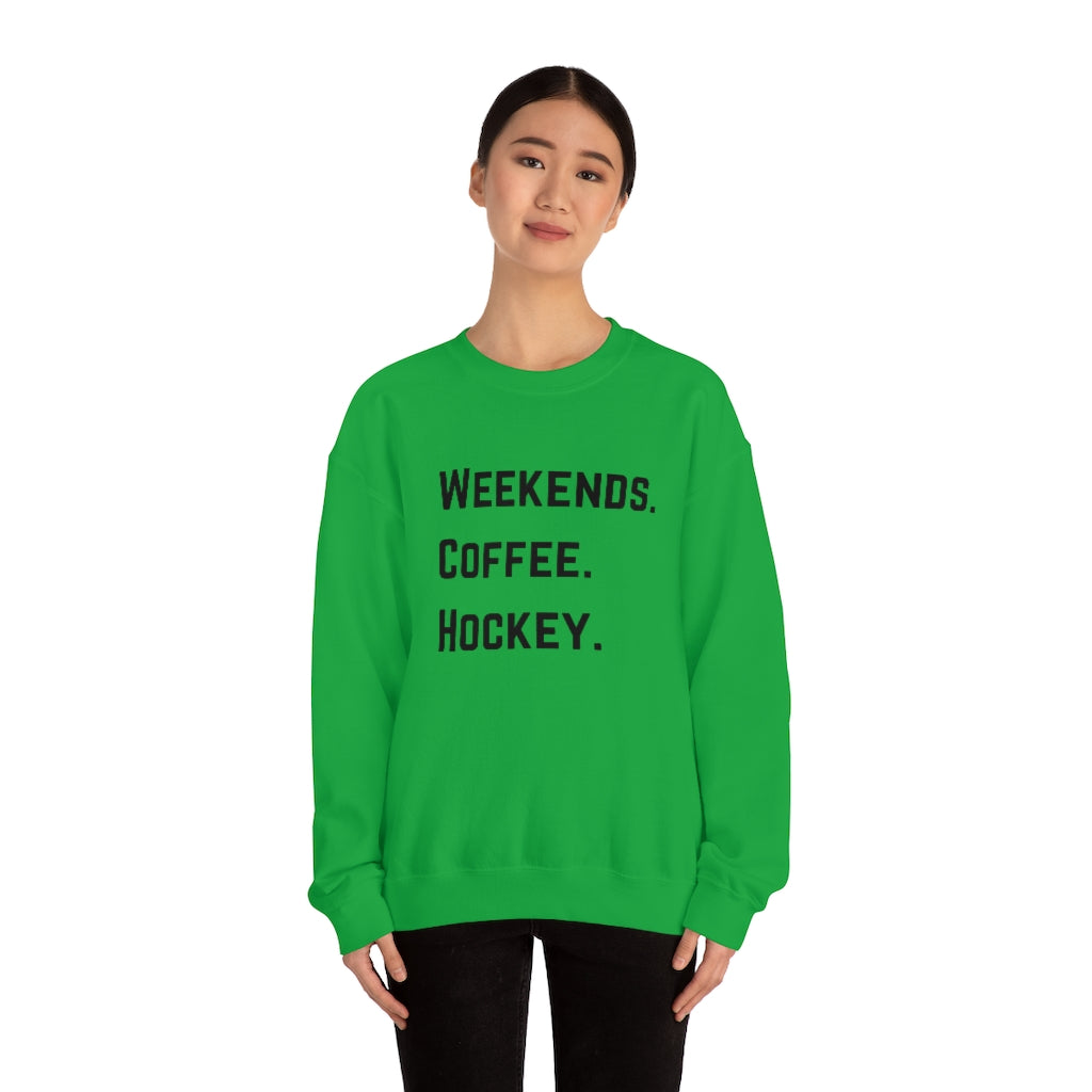 Weekends Coffee Hockey Mom Shirt, Hockey Sweatshirt, Vintage, Women's Hockey Sweatshirt, Sports, Beer, Tailgating, Wine, NHL