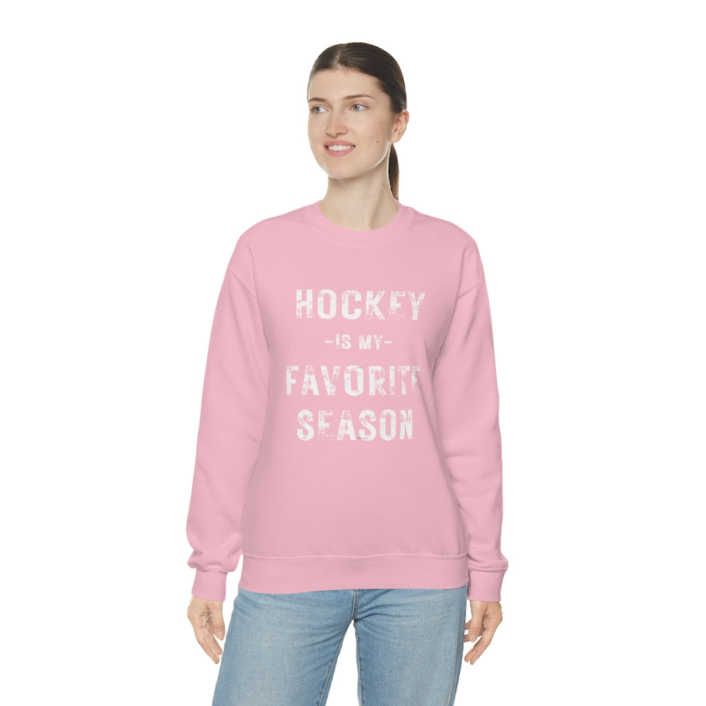 Hockey is my Favorite Season Sweatshirt, Hockey Sweatshirt, Vintage, Women's Hockey Sweatshirt, Sports, Beer, Tailgating, Wine, NHL