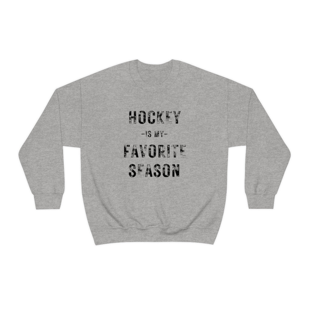 Hockey is my Favorite Season Sweatshirt, Hockey Sweatshirt, Vintage, Women's Hockey Sweatshirt, Sports, Beer, Tailgating, Wine, Sunday NHL