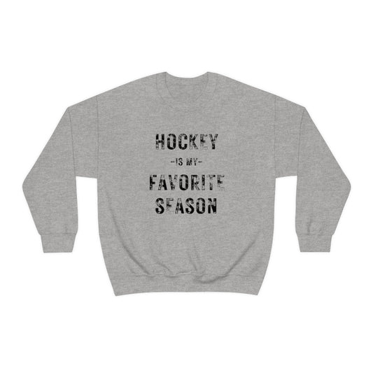 Hockey is my Favorite Season Sweatshirt, Hockey Sweatshirt, Vintage, Women's Hockey Sweatshirt, Sports, Beer, Tailgating, Wine, Sunday NHL