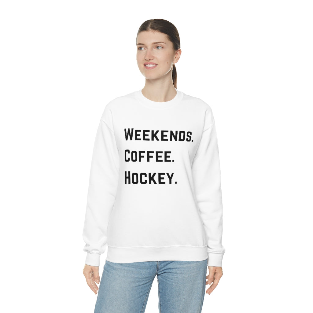 Weekends Coffee Hockey Mom Shirt, Hockey Sweatshirt, Vintage, Women's Hockey Sweatshirt, Sports, Beer, Tailgating, Wine,