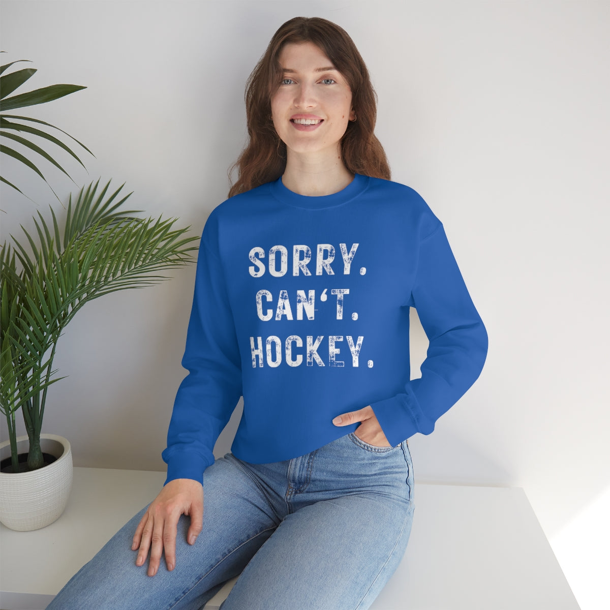 Hockey Season Funny Sweatshirt | Hockey Mom Shirt | Hockey Sweatshirt | Hockey Gifts | Sweaters for Women | Hockey Art