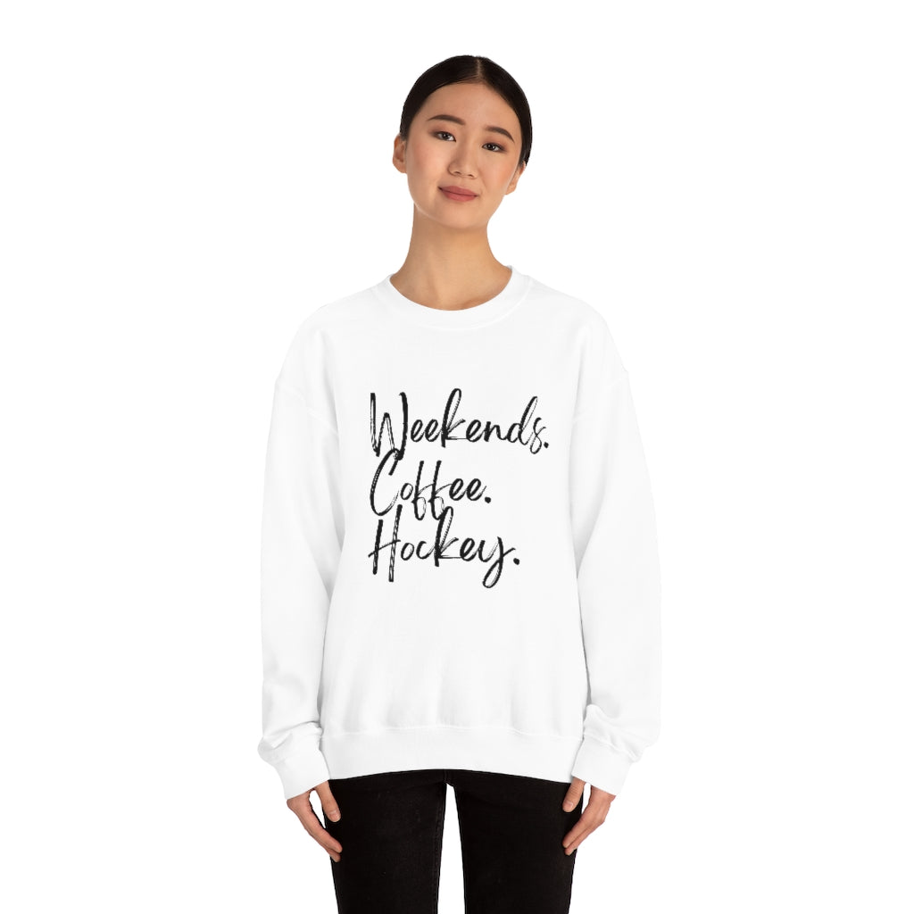 Weekends Coffee Hockey Mom Shirt, Hockey Sweatshirt, Vintage, Women's Hockey Sweatshirt, Sports, Beer, Tailgating, Wine,