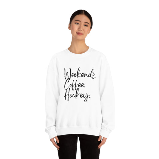 Weekends Coffee Hockey Mom Shirt, Hockey Sweatshirt, Vintage, Women's Hockey Sweatshirt, Sports, Beer, Tailgating, Wine,