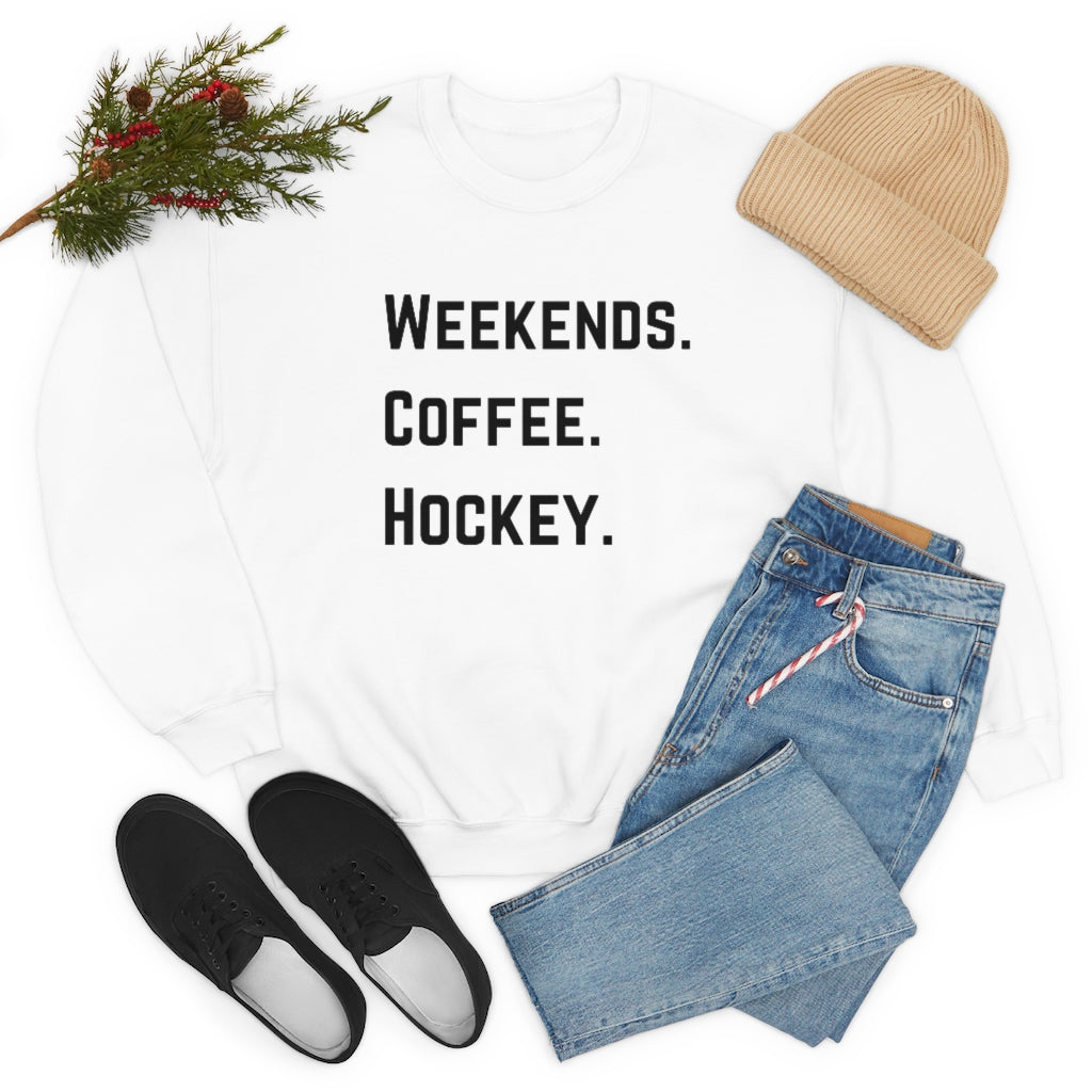 Weekends Coffee Hockey Mom Shirt, Hockey Sweatshirt, Vintage, Women's Hockey Sweatshirt, Sports, Beer, Tailgating, Wine, NHL