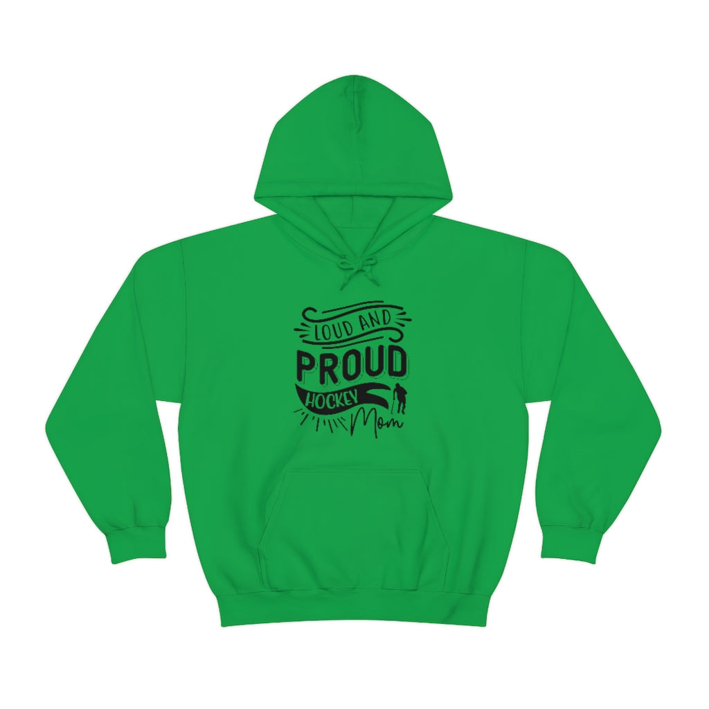 Loud and Proud Hockey Mom Gifts: Only Thing Tougher Than a Hockey Player Retro Vintage Unisex Heavy Blend Hooded Sweatshirt