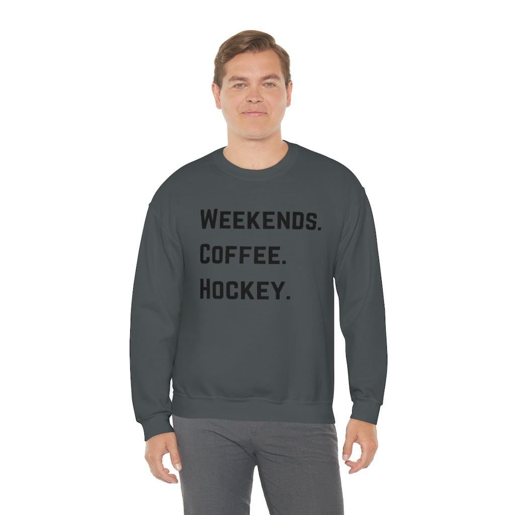 Weekends Coffee Hockey Mom Shirt, Hockey Sweatshirt, Vintage, Women's Hockey Sweatshirt, Sports, Beer, Tailgating, Wine, NHL