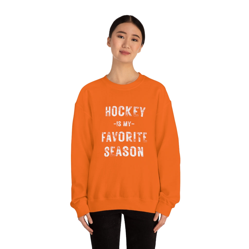 Hockey is my Favorite Season Sweatshirt, Hockey Sweatshirt, Vintage, Women's Hockey Sweatshirt, Sports, Beer, Tailgating, Wine, NHL