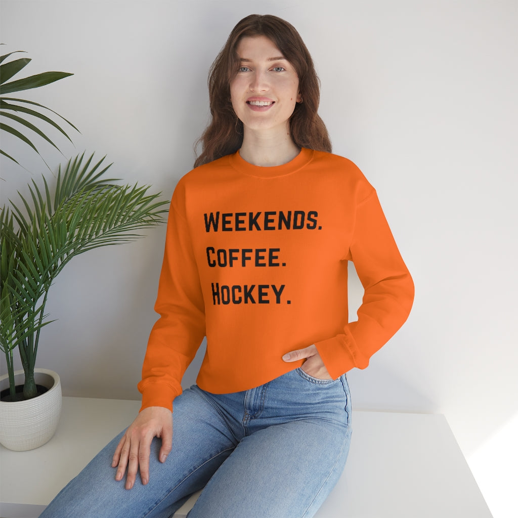 Weekends Coffee Hockey Mom Shirt, Hockey Sweatshirt, Vintage, Women's Hockey Sweatshirt, Sports, Beer, Tailgating, Wine, NHL