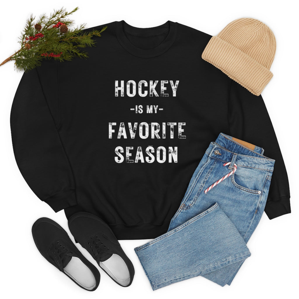 Hockey is my Favorite Season Sweatshirt, Hockey Sweatshirt, Vintage, Women's Hockey Sweatshirt, Sports, Beer, Tailgating, Wine, NHL