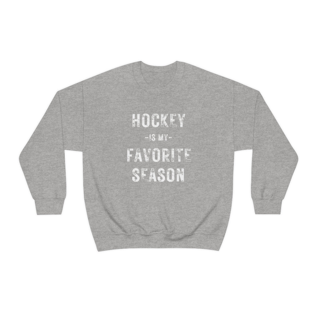 Hockey is my Favorite Season Sweatshirt, Hockey Sweatshirt, Vintage, Women's Hockey Sweatshirt, Sports, Beer, Tailgating, Wine, NHL