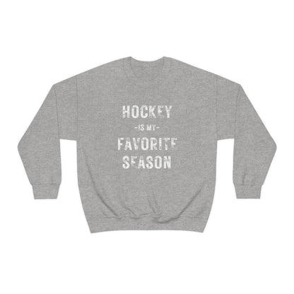 Hockey is my Favorite Season Sweatshirt, Hockey Sweatshirt, Vintage, Women's Hockey Sweatshirt, Sports, Beer, Tailgating, Wine, NHL