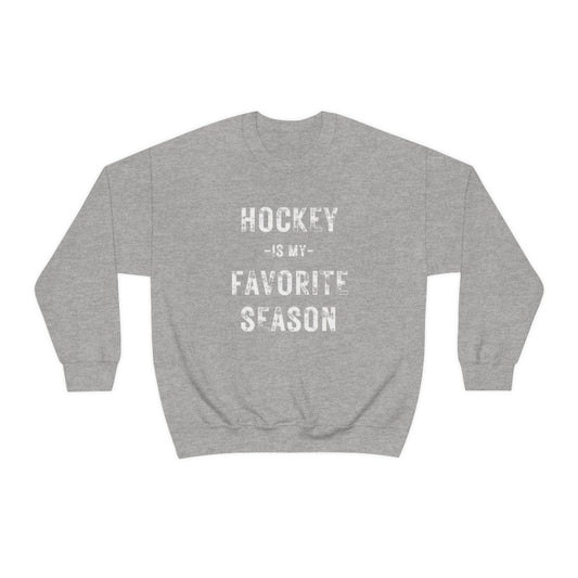 Hockey is my Favorite Season Sweatshirt, Hockey Sweatshirt, Vintage, Women's Hockey Sweatshirt, Sports, Beer, Tailgating, Wine, NHL