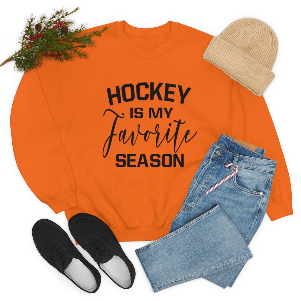 Hockey is my Favorite Season Sweatshirt, Hockey Sweatshirt, Vintage, Women's Hockey Sweatshirt, Sports, Beer, Tailgating, Wine, Sunday, NHL