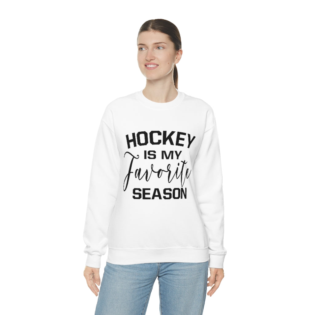 Hockey is my Favorite Season Sweatshirt, Hockey Sweatshirt, Vintage, Women's Hockey Sweatshirt, Sports, Beer, Tailgating, Wine, Sunday, NHL