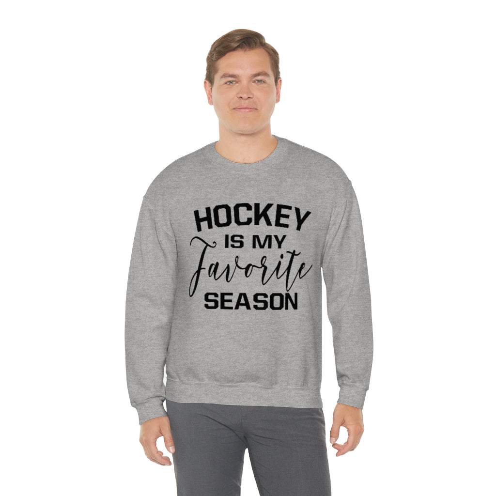 Hockey is my Favorite Season Sweatshirt, Hockey Sweatshirt, Vintage, Women's Hockey Sweatshirt, Sports, Beer, Tailgating, Wine, Sunday, NHL