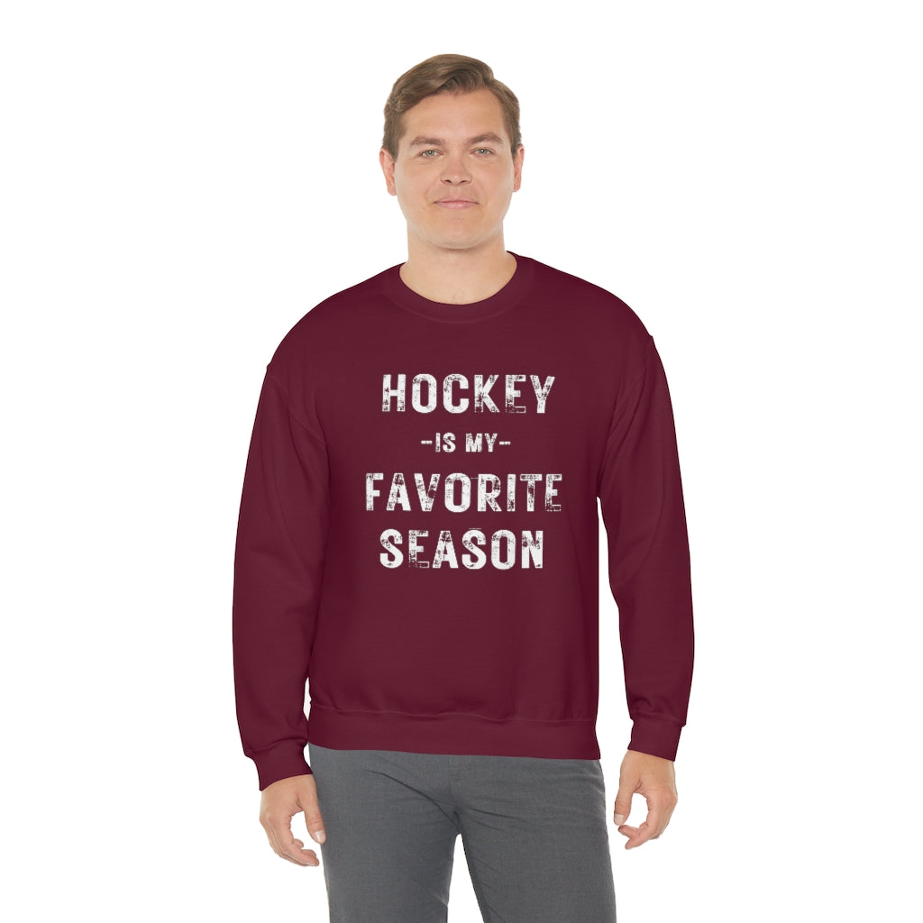 Hockey is my Favorite Season Sweatshirt, Hockey Sweatshirt, Vintage, Women's Hockey Sweatshirt, Sports, Beer, Tailgating, Wine, NHL