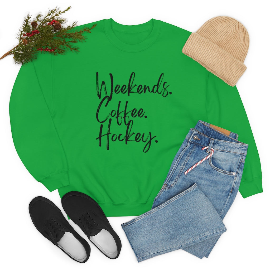 Weekends Coffee Hockey Mom Shirt, Hockey Sweatshirt, Vintage, Women's Hockey Sweatshirt, Sports, Beer, Tailgating, Wine,