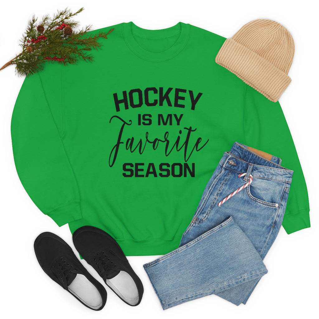 Hockey is my Favorite Season Sweatshirt, Hockey Sweatshirt, Vintage, Women's Hockey Sweatshirt, Sports, Beer, Tailgating, Wine, Sunday, NHL