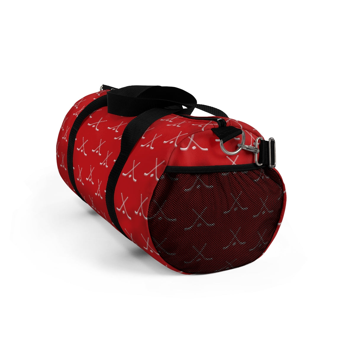 Hockey Gym Bag | Hockey Duffle Bag | Hockey Team Bags | Hockey Player Gift Red and White