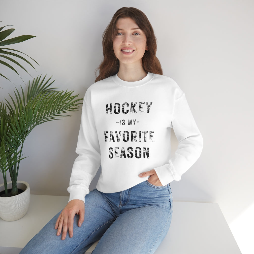 Hockey is my Favorite Season Sweatshirt, Hockey Sweatshirt, Vintage, Women's Hockey Sweatshirt, Sports, Beer, Tailgating, Wine, Sunday NHL