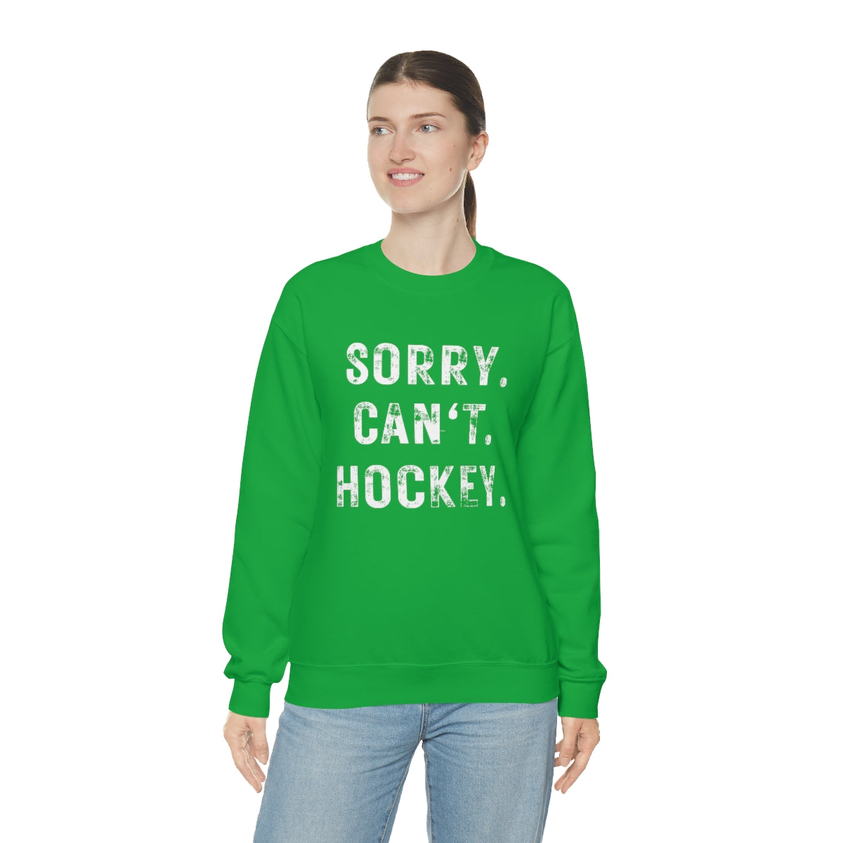 Hockey Season Funny Sweatshirt | Hockey Mom Shirt | Hockey Sweatshirt | Hockey Gifts | Sweaters for Women | Hockey Art