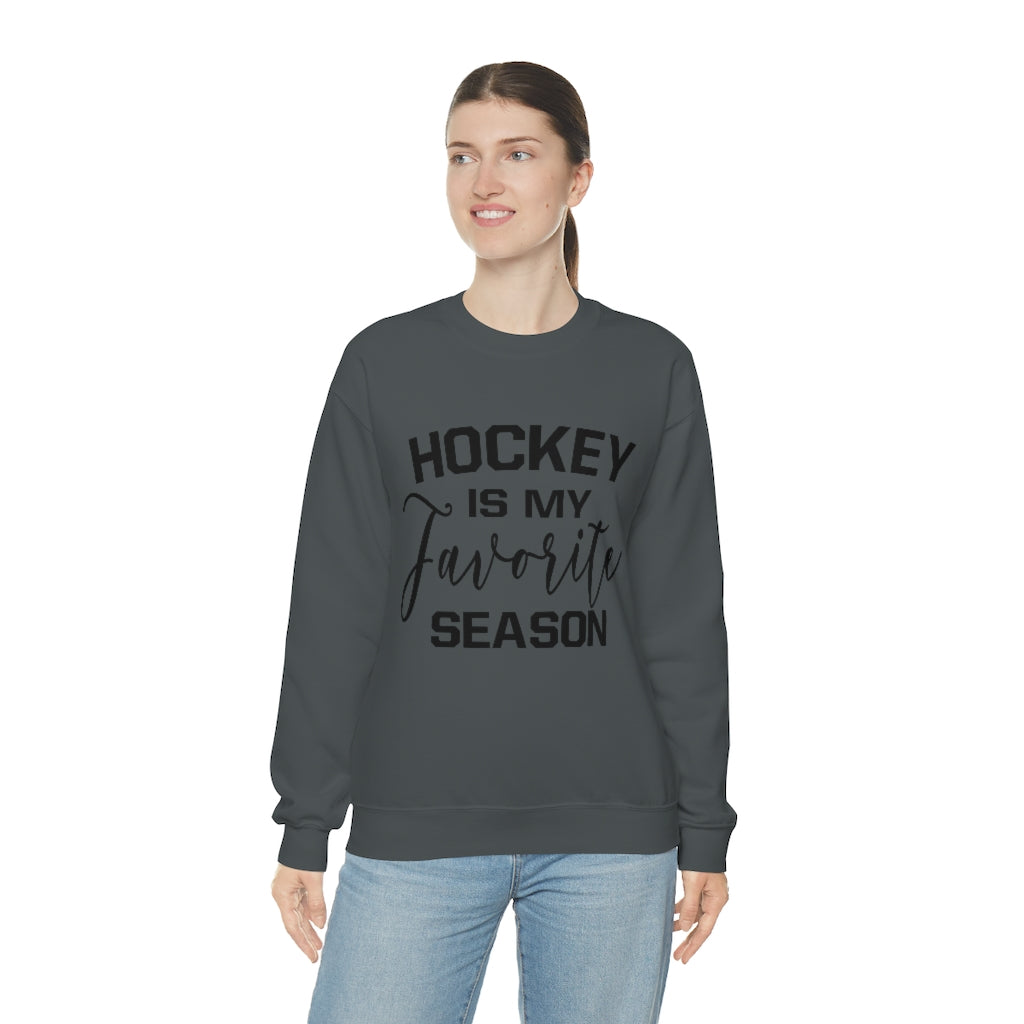 Hockey is my Favorite Season Sweatshirt, Hockey Sweatshirt, Vintage, Women's Hockey Sweatshirt, Sports, Beer, Tailgating, Wine, Sunday, NHL