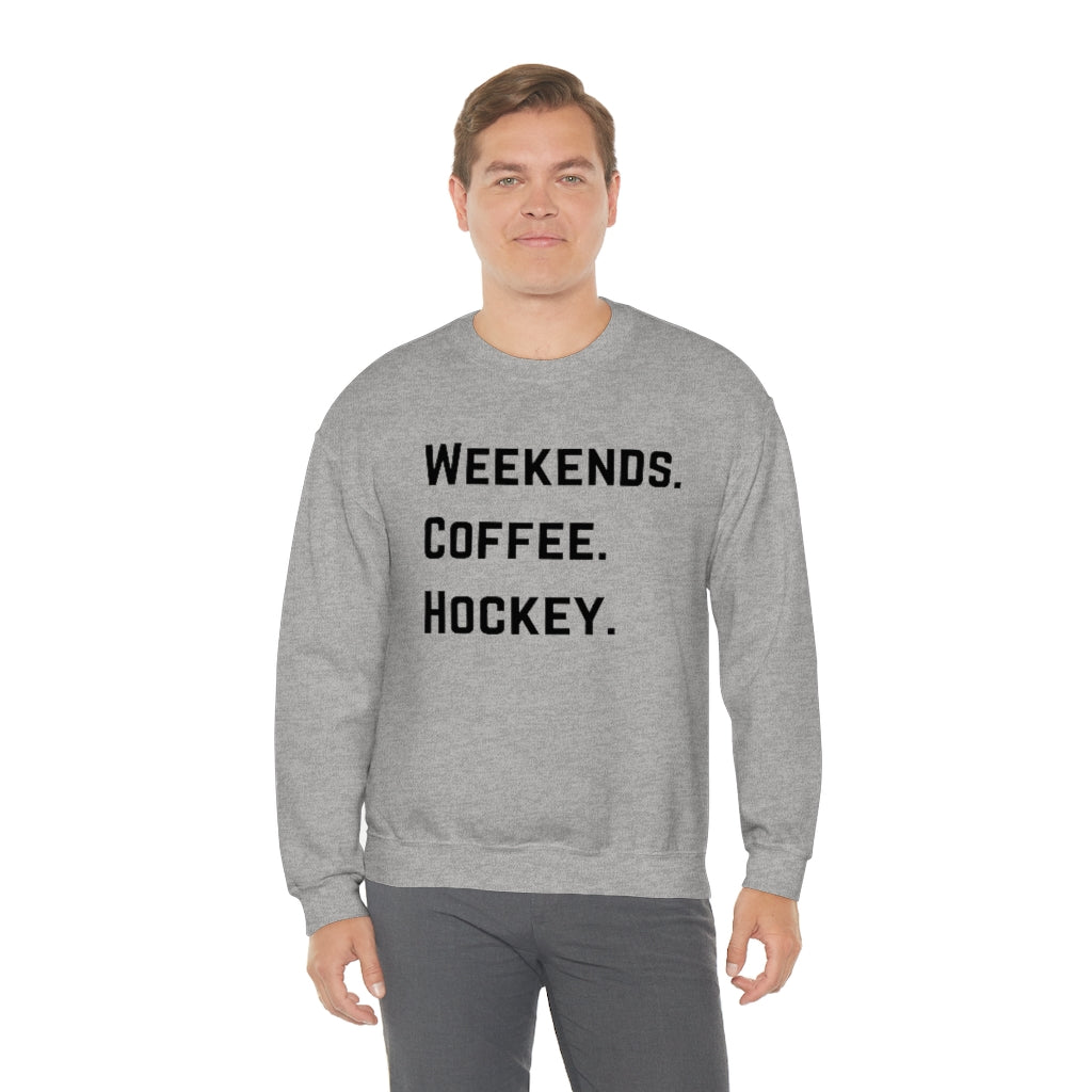 Weekends Coffee Hockey Mom Shirt, Hockey Sweatshirt, Vintage, Women's Hockey Sweatshirt, Sports, Beer, Tailgating, Wine,