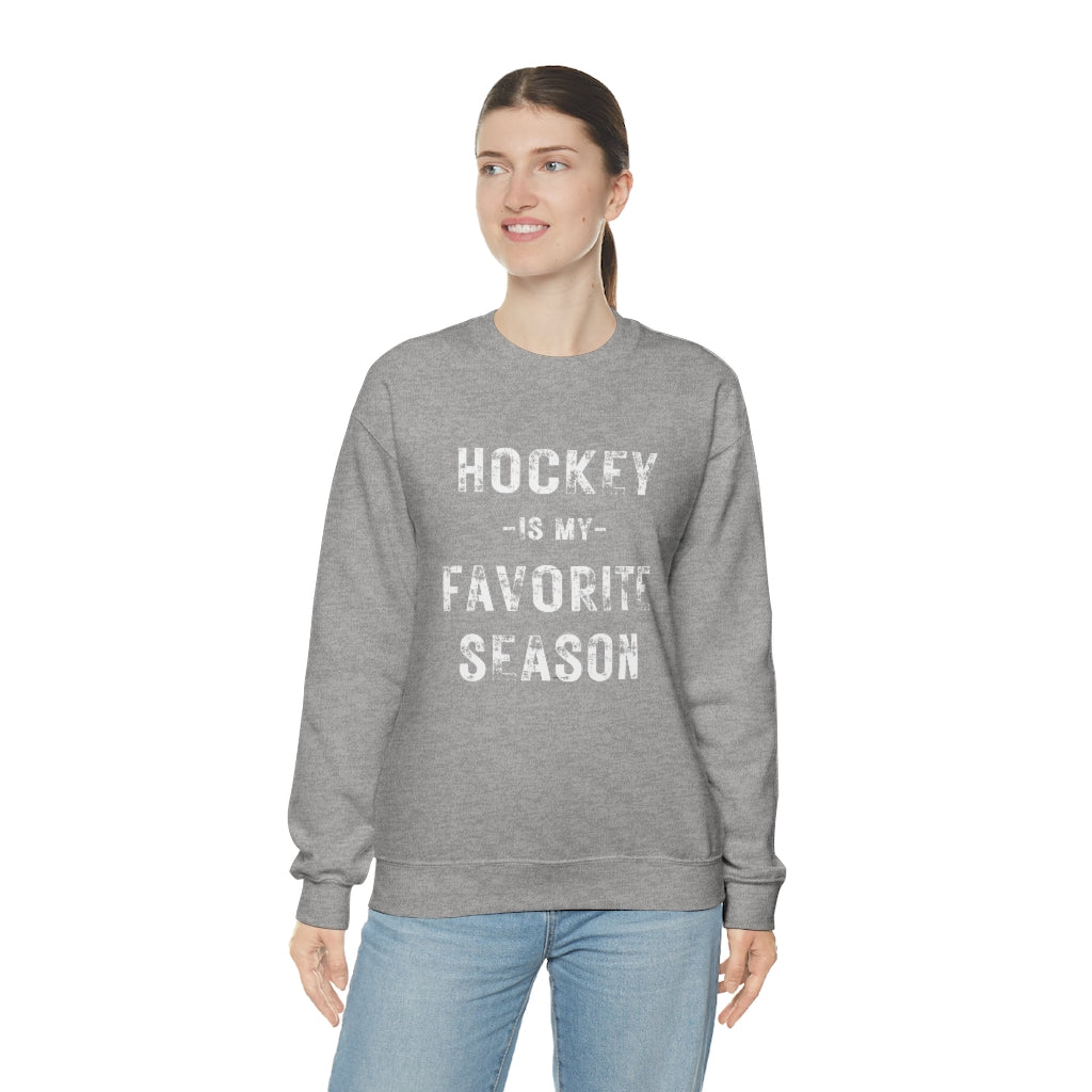 Hockey is my Favorite Season Sweatshirt, Hockey Sweatshirt, Vintage, Women's Hockey Sweatshirt, Sports, Beer, Tailgating, Wine, NHL