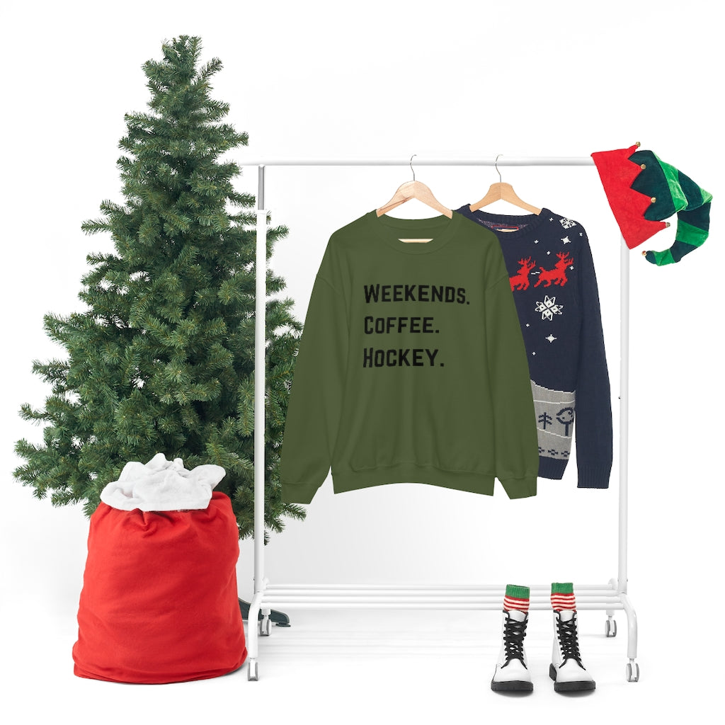 Weekends Coffee Hockey Mom Shirt, Hockey Sweatshirt, Vintage, Women's Hockey Sweatshirt, Sports, Beer, Tailgating, Wine, NHL