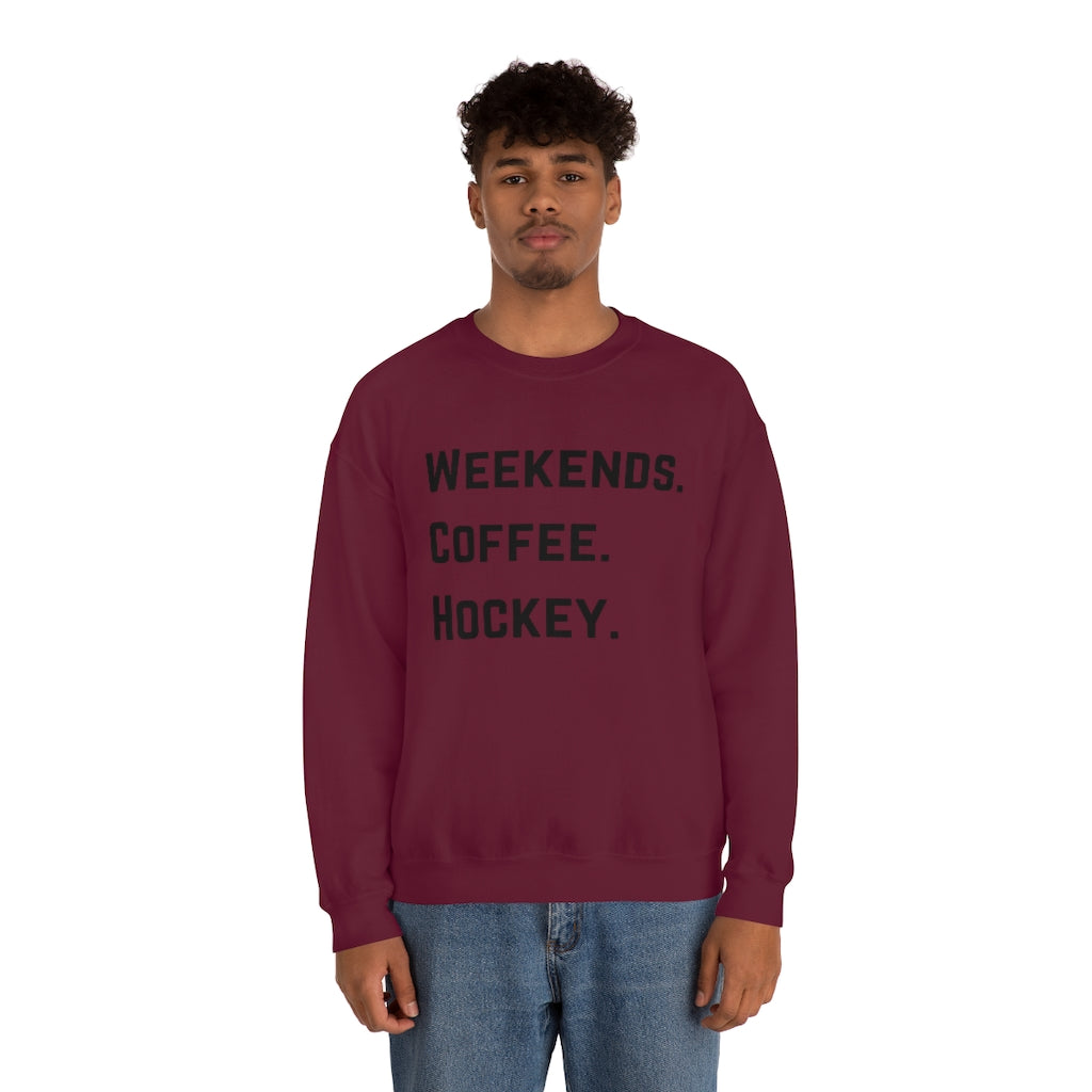 Weekends Coffee Hockey Mom Shirt, Hockey Sweatshirt, Vintage, Women's Hockey Sweatshirt, Sports, Beer, Tailgating, Wine,