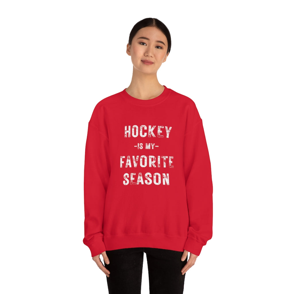 Hockey is my Favorite Season Sweatshirt, Hockey Sweatshirt, Vintage, Women's Hockey Sweatshirt, Sports, Beer, Tailgating, Wine, NHL