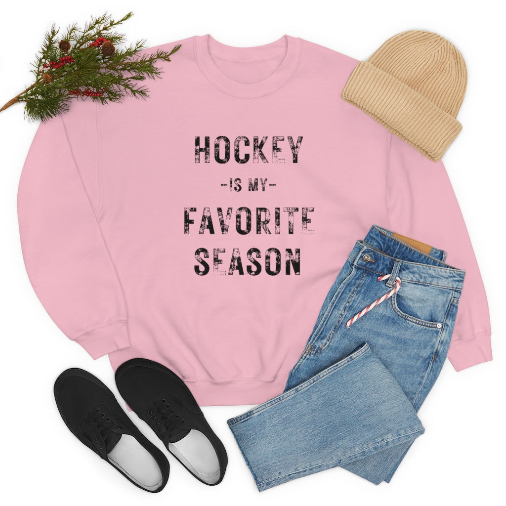 Hockey is my Favorite Season Sweatshirt, Hockey Sweatshirt, Vintage, Women's Hockey Sweatshirt, Sports, Beer, Tailgating, Wine, Sunday NHL