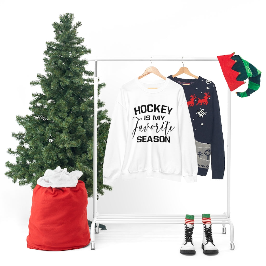 Hockey is my Favorite Season Sweatshirt, Hockey Sweatshirt, Vintage, Women's Hockey Sweatshirt, Sports, Beer, Tailgating, Wine, Sunday, NHL