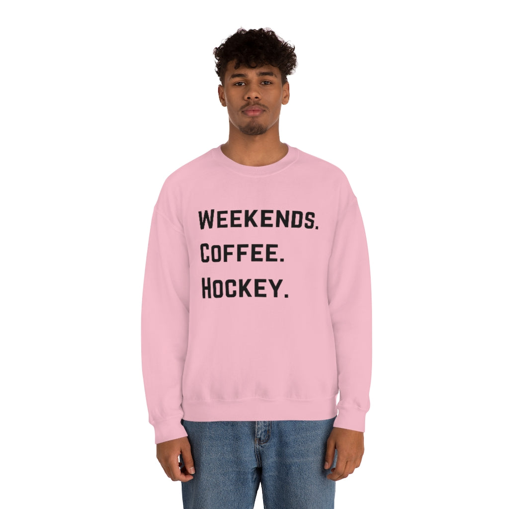 Weekends Coffee Hockey Mom Shirt, Hockey Sweatshirt, Vintage, Women's Hockey Sweatshirt, Sports, Beer, Tailgating, Wine, NHL