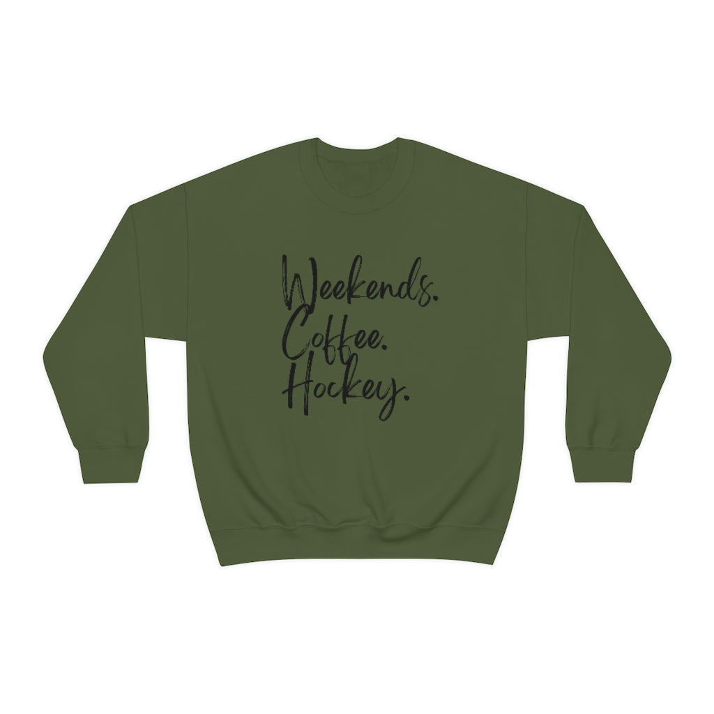 Weekends Coffee Hockey Mom Shirt, Hockey Sweatshirt, Vintage, Women's Hockey Sweatshirt, Sports, Beer, Tailgating, Wine,