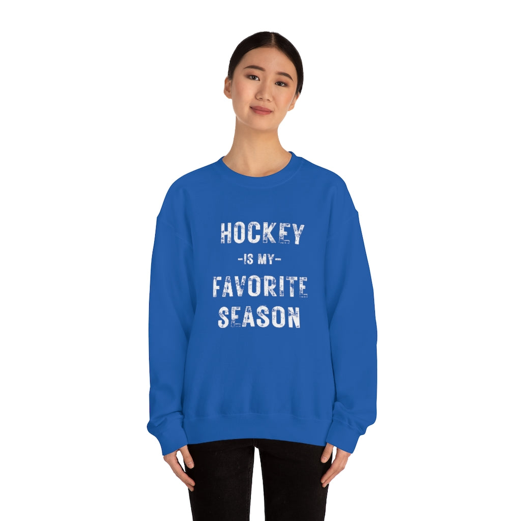 Hockey is my Favorite Season Sweatshirt, Hockey Sweatshirt, Vintage, Women's Hockey Sweatshirt, Sports, Beer, Tailgating, Wine, NHL