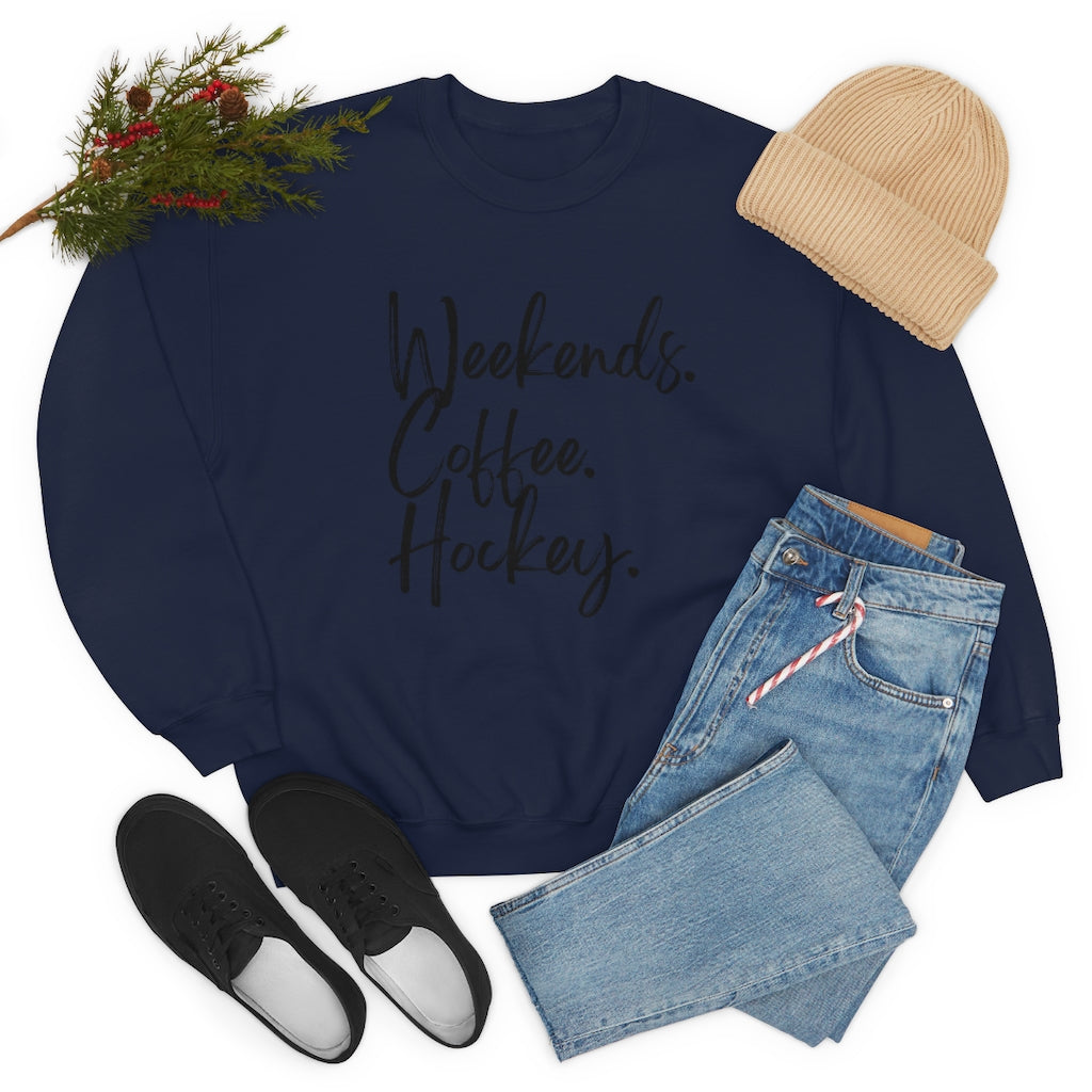 Copy of Weekends Coffee Hockey Mom Shirt, Hockey Sweatshirt, Vintage, Women's Hockey Sweatshirt, Sports, Beer, Tailgating, Wine,