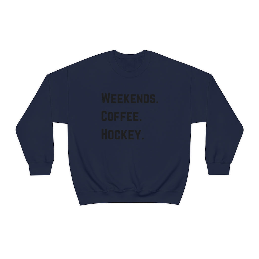 Weekends Coffee Hockey Mom Shirt, Hockey Sweatshirt, Vintage, Women's Hockey Sweatshirt, Sports, Beer, Tailgating, Wine,