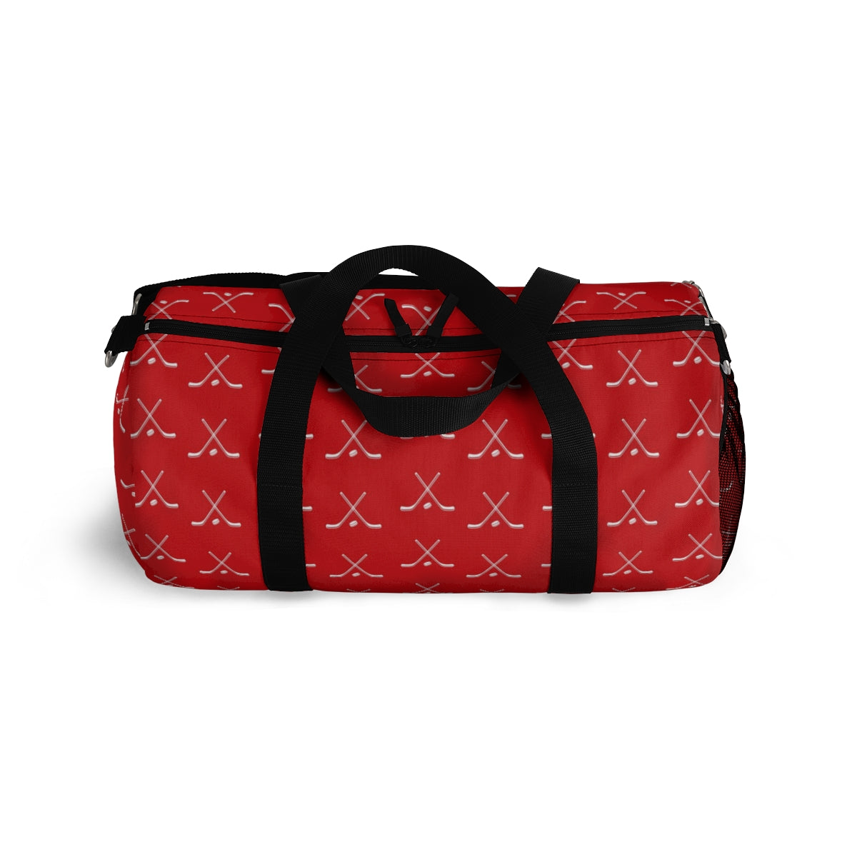 Hockey Gym Bag | Hockey Duffle Bag | Hockey Team Bags | Hockey Player Gift Red and White