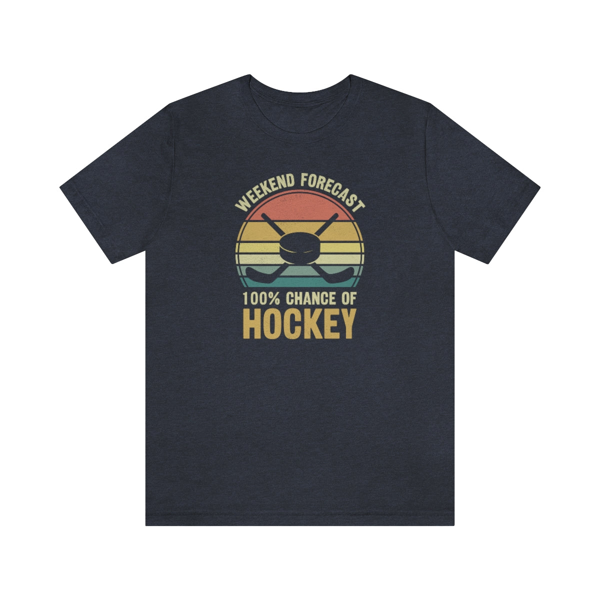 80's Retro Hockey Shirt | Vintage Eighties Hockey Gift For Men, Women & Kids Unisex Jersey Short Sleeve Tee, Hockey Mom, Hockey Dad