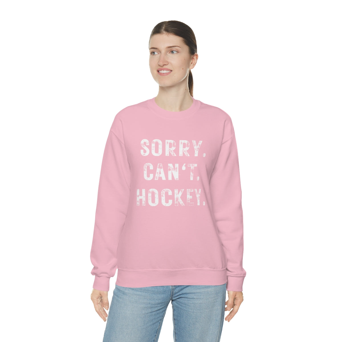 Hockey Season Funny Sweatshirt | Hockey Mom Shirt | Hockey Sweatshirt | Hockey Gifts | Sweaters for Women | Hockey Art