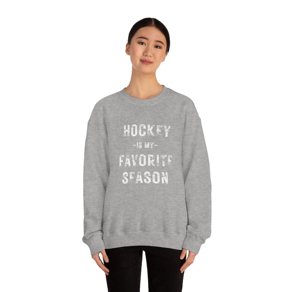 Hockey is my Favorite Season Sweatshirt, Hockey Sweatshirt, Vintage, Women's Hockey Sweatshirt, Sports, Beer, Tailgating, Wine, NHL